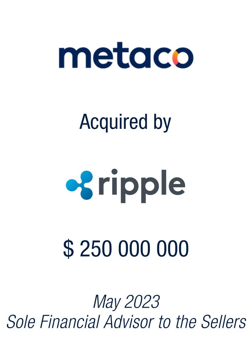 Ripple acquires institutional crypto custody firm Metaco for $250